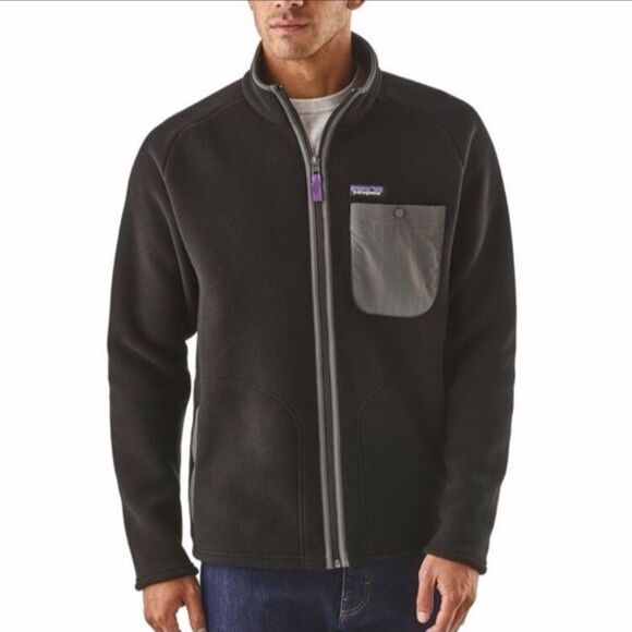 Patagonia Other - Patagonia‎ Synchilla Full Zip Up Fleece Jacket Men's Large Black Karstens Jacket